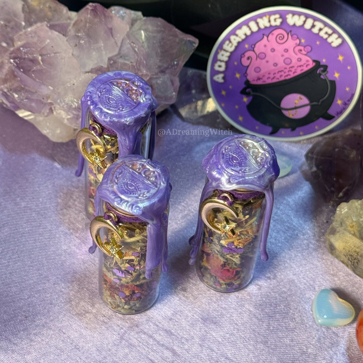 Intuition Spell Jar | Third eye, meditation, psychic abilities