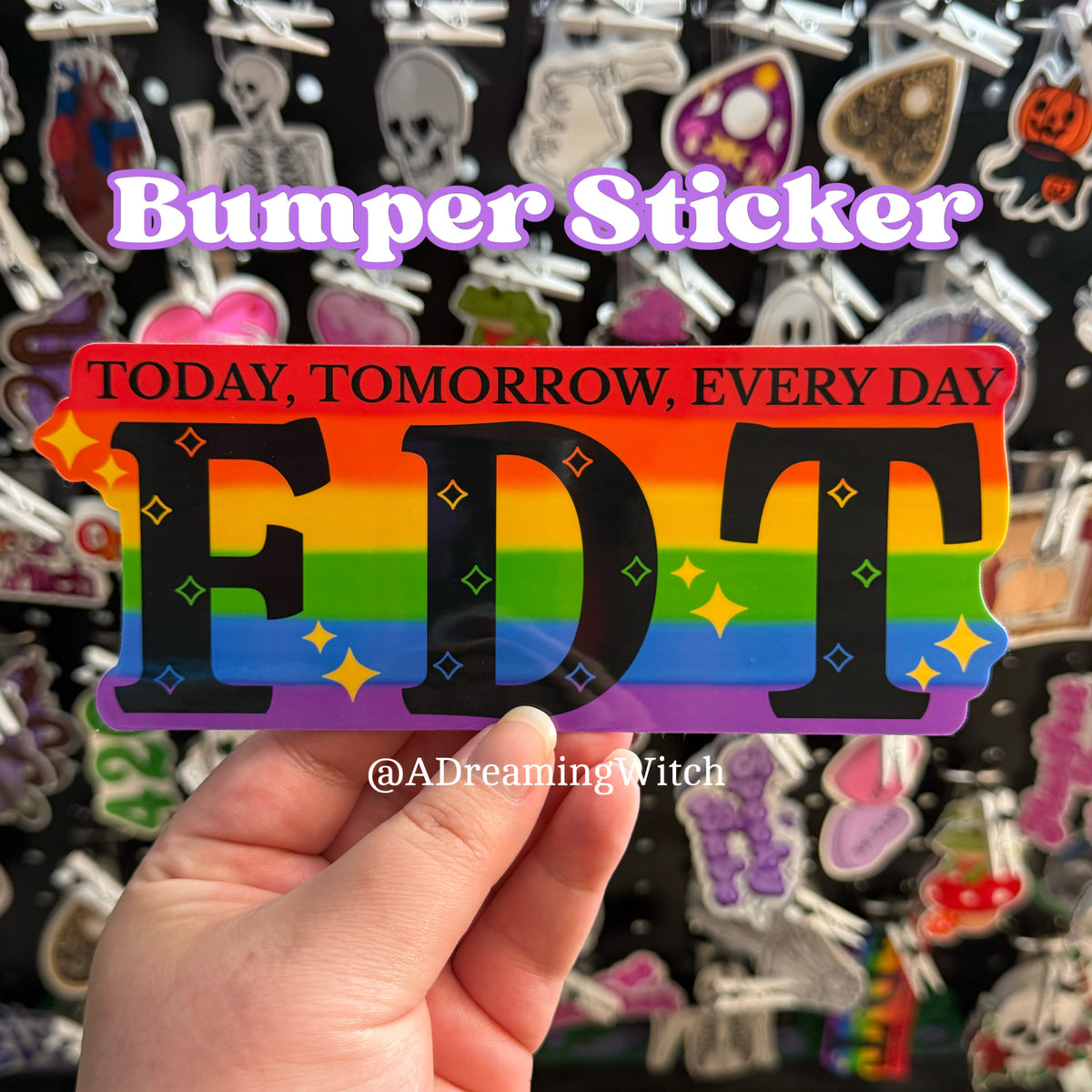FDT Rainbow (F*ck Donald Trump) | Glossy Waterproof Sticker / Bumper Sticker