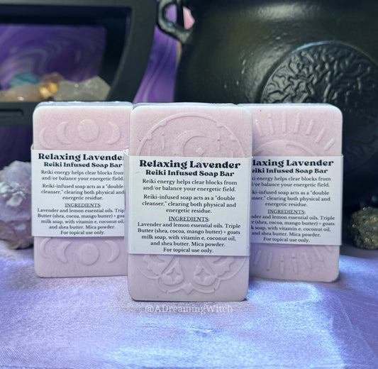 Relaxing Lavender Soap Bar | Reiki Infused