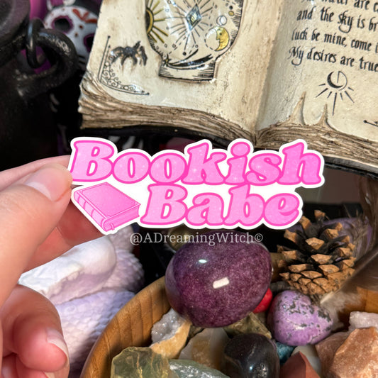 Bookish Babe | Glossy Waterproof Sticker