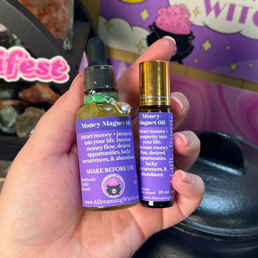 Money Magnet Oil | Herbal infusion, intention oil, ritual oil