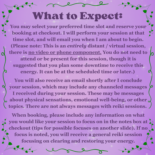 20 Minute Distance Reiki