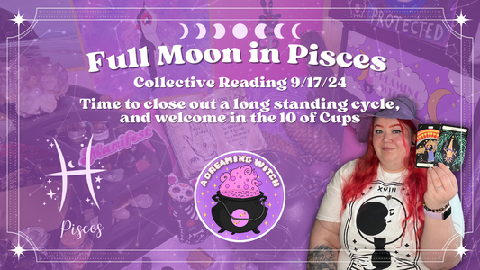 Pisces Full Moon/Lunar Eclipse 🌕♓️ On the cusp of ending a cycle and welcoming in the 10 of Cups