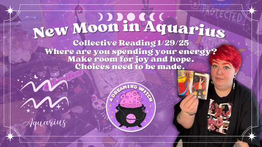 Aquarius New Moon ♒️🌑| First New Moon of 2025