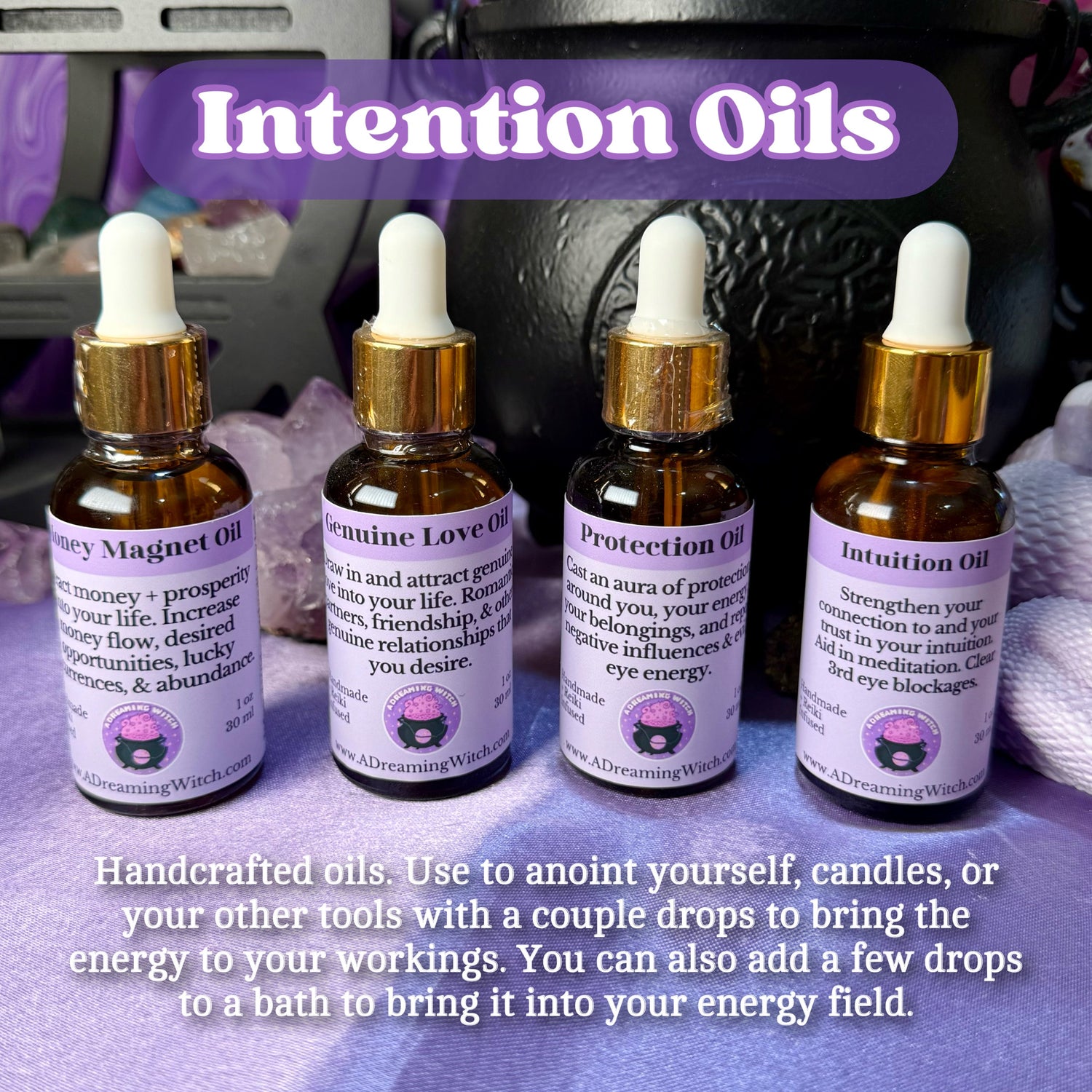 Intention Charged Oils