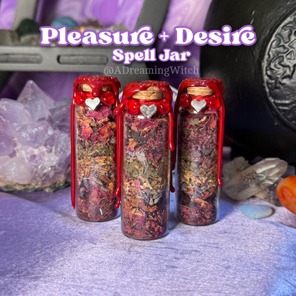 Pleasure + Desire Spell Jar | Sensuality, Self Love