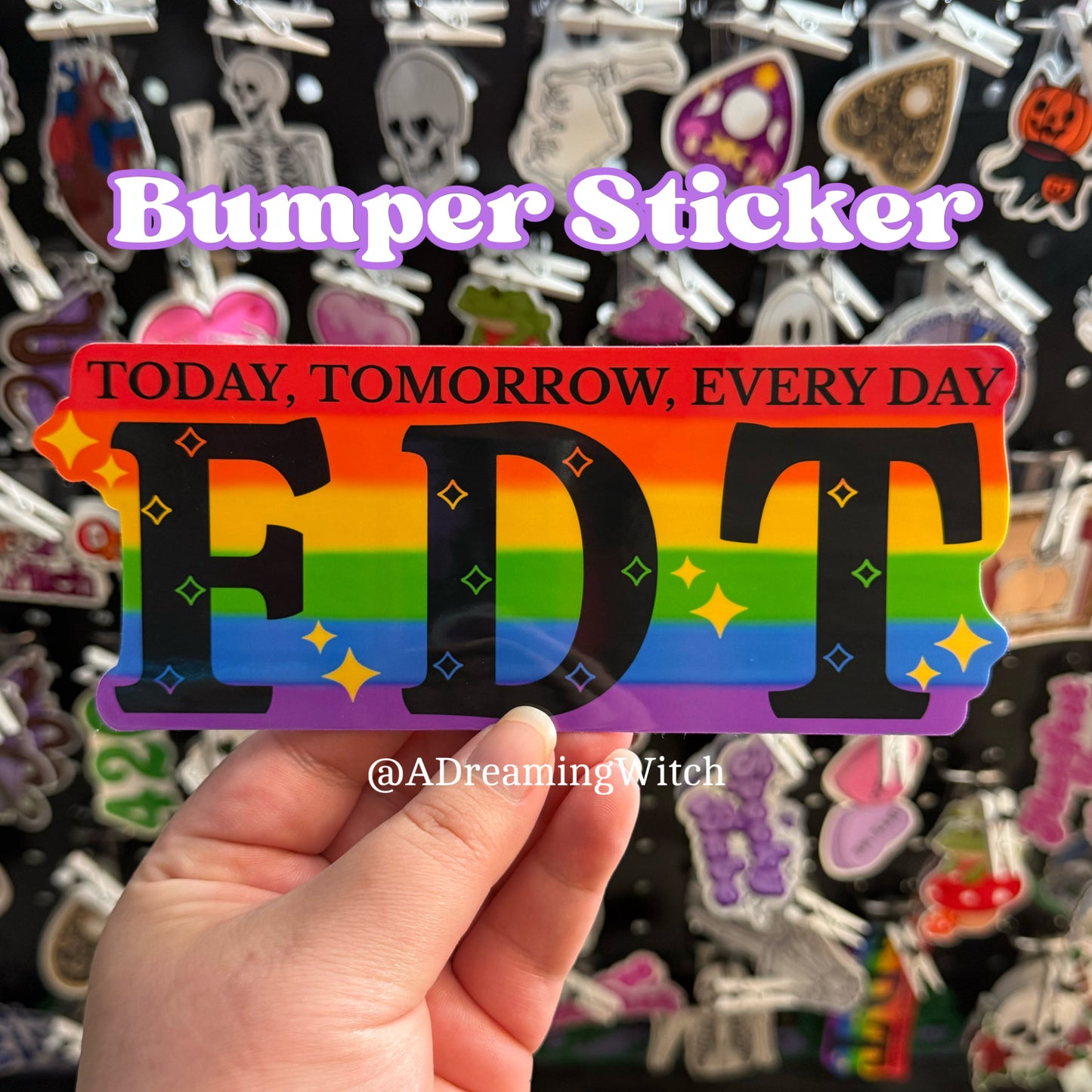 FDT Rainbow (F*ck Donald Trump) | Glossy Waterproof Sticker / Bumper Sticker