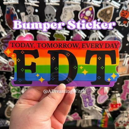 FDT Rainbow (F*ck Donald Trump) | Glossy Waterproof Sticker / Bumper Sticker