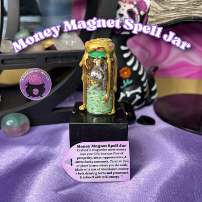 Money Magnet Spell Jar | Manifestation, money magic