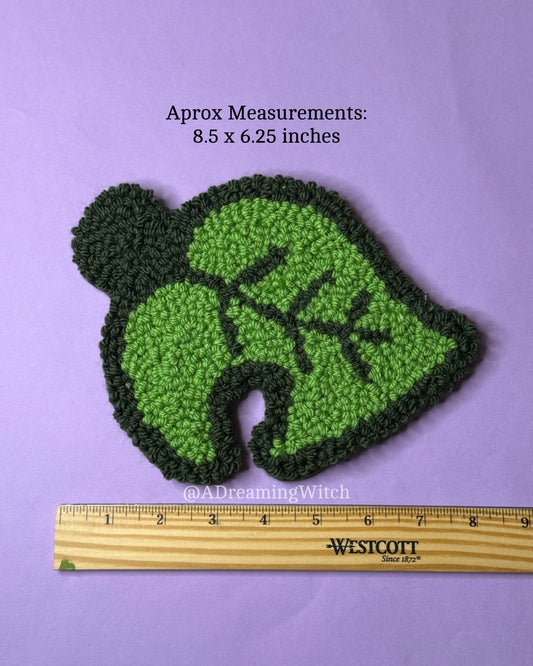 AC Leaf Punch Needle Rug