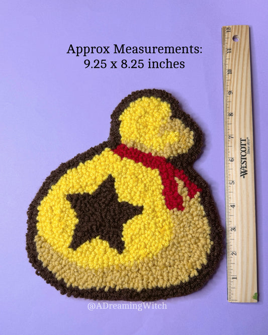 AC Money Bag 🔔 Punch Needle Rug