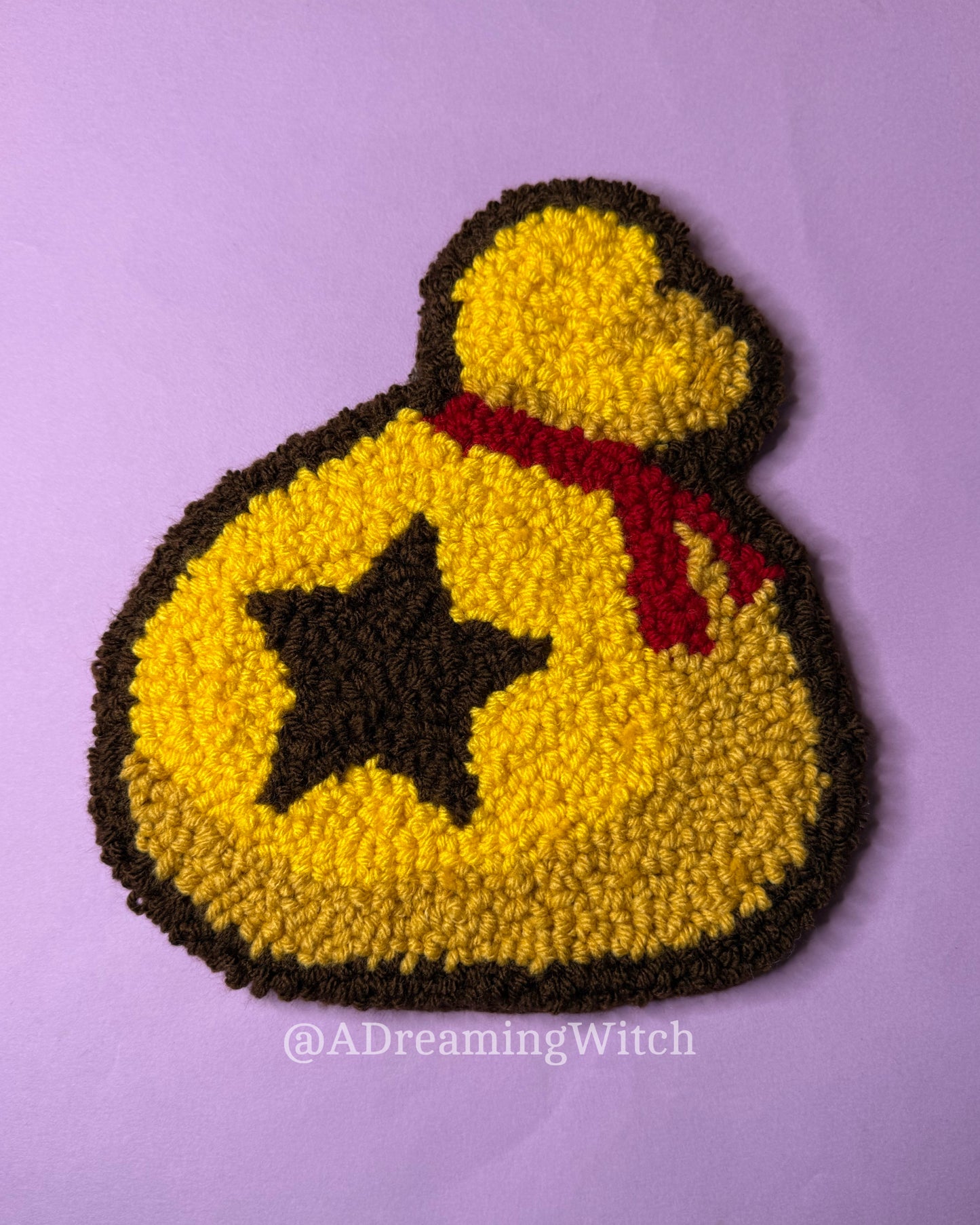 AC Money Bag 🔔 Punch Needle Rug