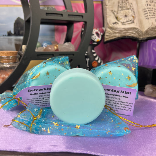 Refreshing Mint Soap Bar | Reiki Infused