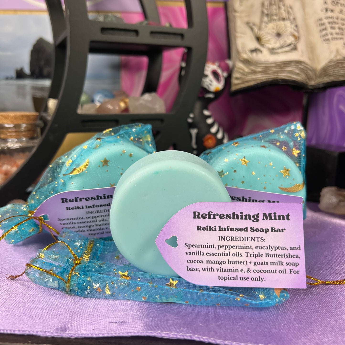 Refreshing Mint Soap Bar | Reiki Infused