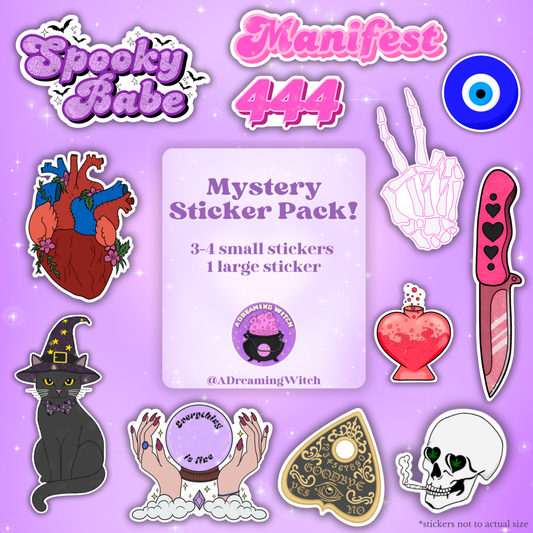 Mystery Sticker Pack | Glossy Waterproof Stickers