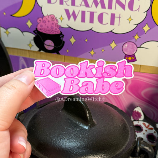 Bookish Babe | Glossy Waterproof Sticker