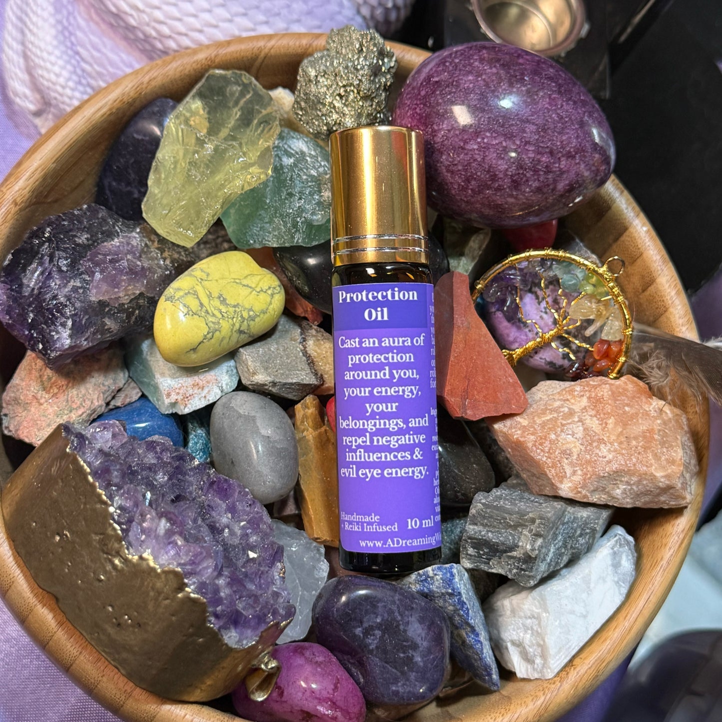 Protection Oil | Herbal infusion, intention oil, ritual oil