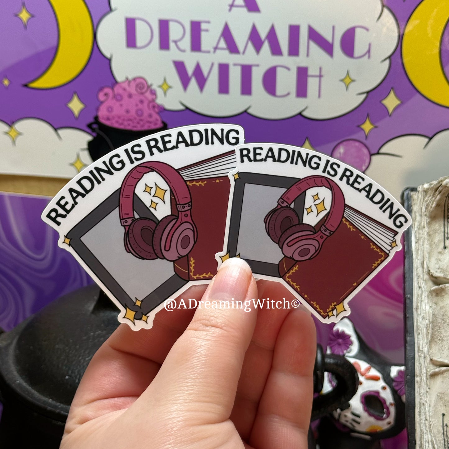 Reading Is Reading | Glossy Waterproof Sticker