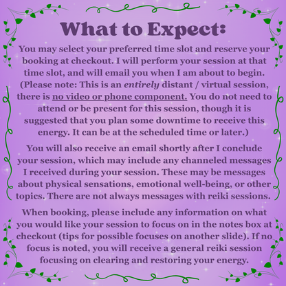 20 Minute Distance Reiki